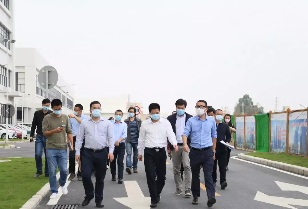 顺德区委副书记、区长彭聪恩一行调研zoty中欧体育官方网站环境顺德环保科技产业园